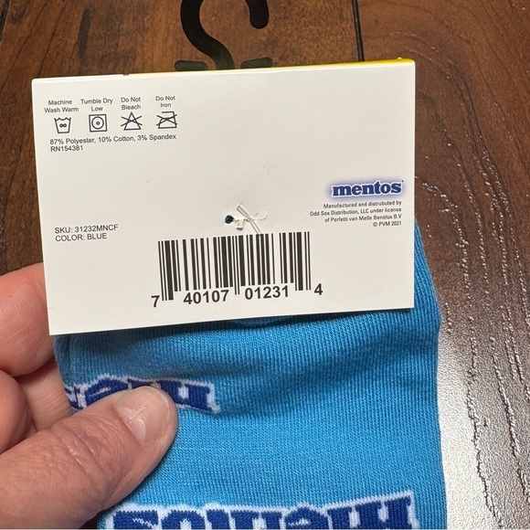 3/$20 Mentos Crazy Food Themed Socks for Cozy Funny Gift for Snack Lovers Unisex - Picture 6 of 6